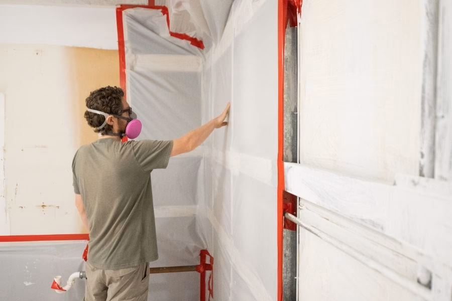Clean restored room with new drywall after professional mold remediation in Austin TX